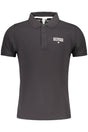 MILITARY ACADEMY BLACK MEN'S SHORT SLEEVE POLO
