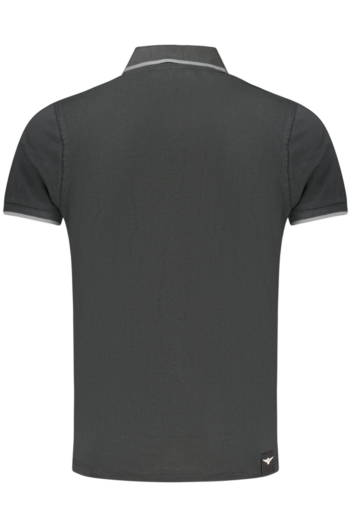 MILITARY ACADEMY MEN'S BLACK SHORT-SLEEVE POLO SHIRT