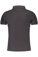 MILITARY ACADEMY BLACK MEN'S SHORT SLEEVE POLO