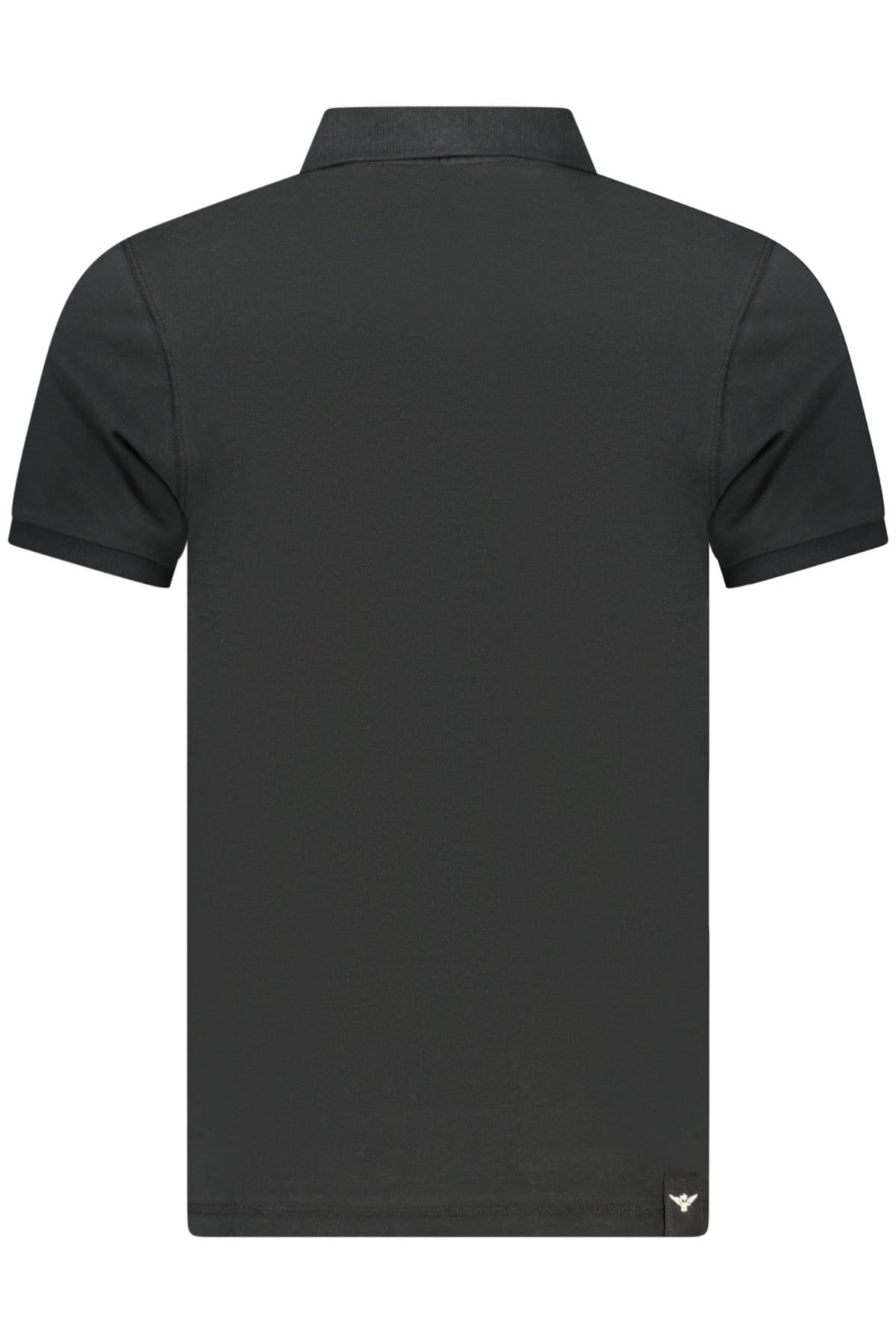 MILITARY ACADEMY MEN'S BLACK SHORT-SLEEVE POLO SHIRT