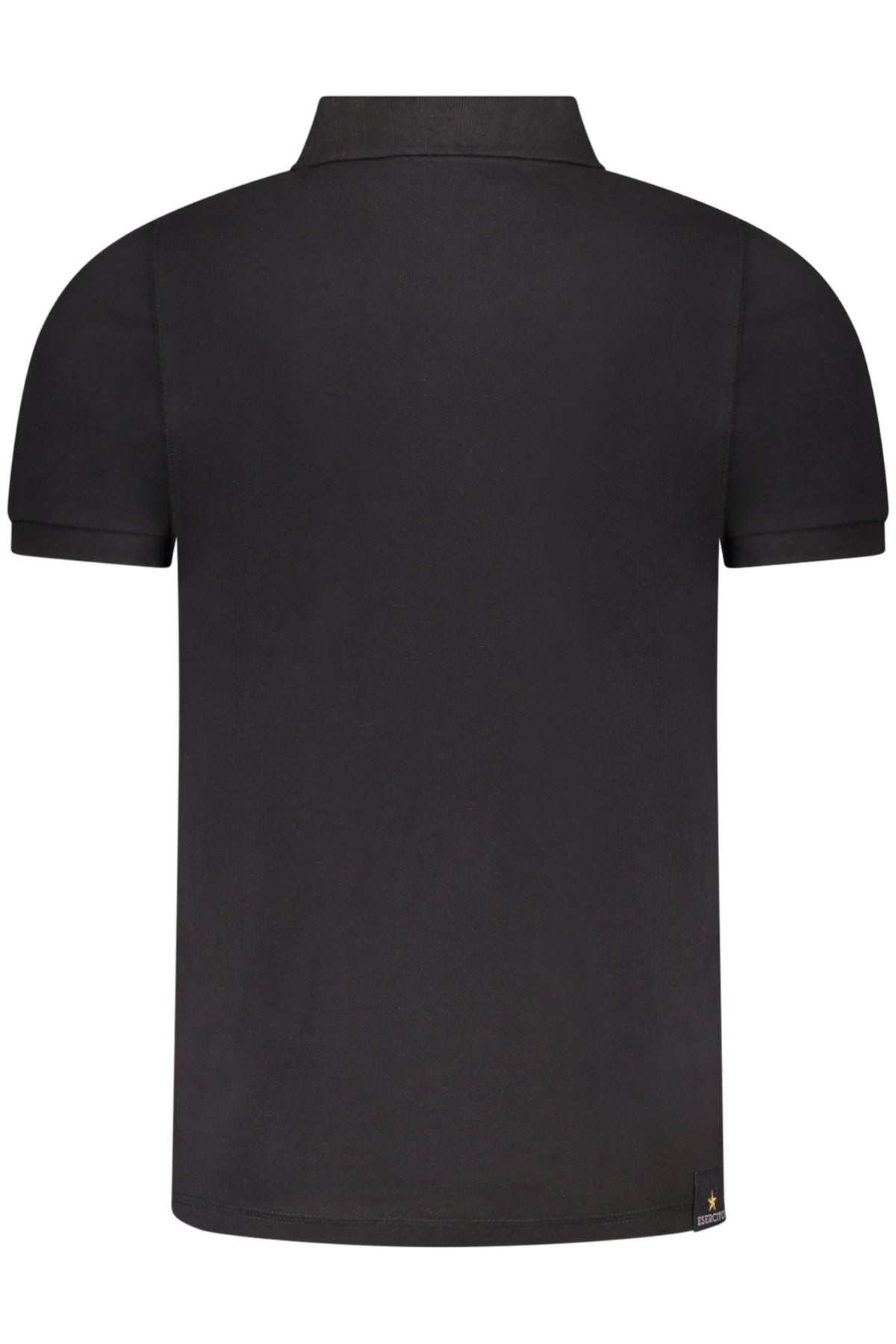MILITARY ACADEMY BLACK MEN'S SHORT SLEEVE POLO