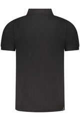 MILITARY ACADEMY BLACK MEN'S SHORT SLEEVE POLO