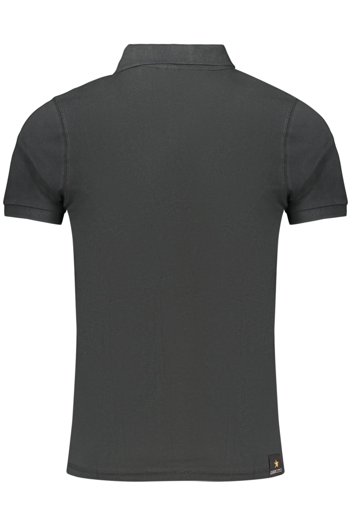 MILITARY ACADEMY MEN'S BLACK SHORT-SLEEVE POLO SHIRT