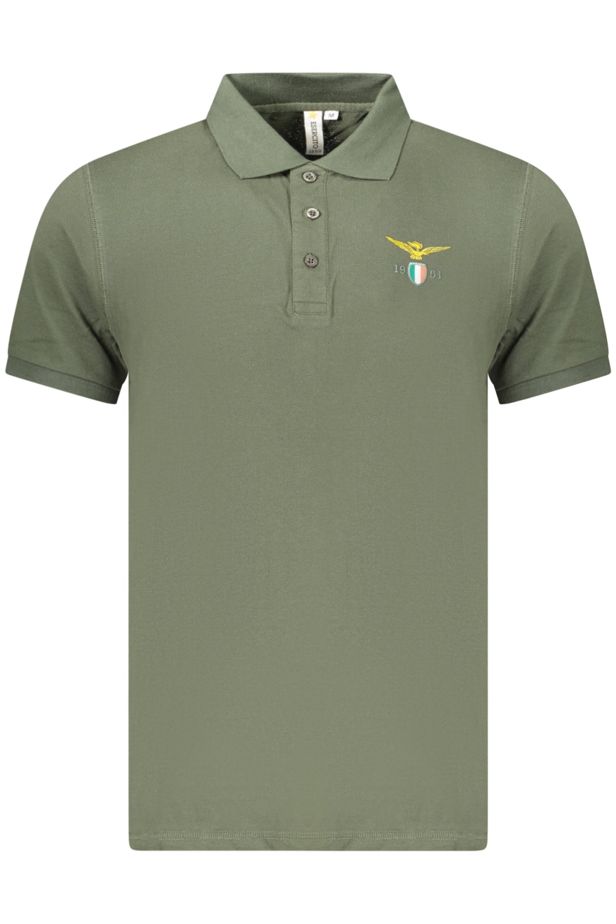 MILITARY ACADEMY MEN'S SHORT-SLEEVED POLO SHIRT, GREEN