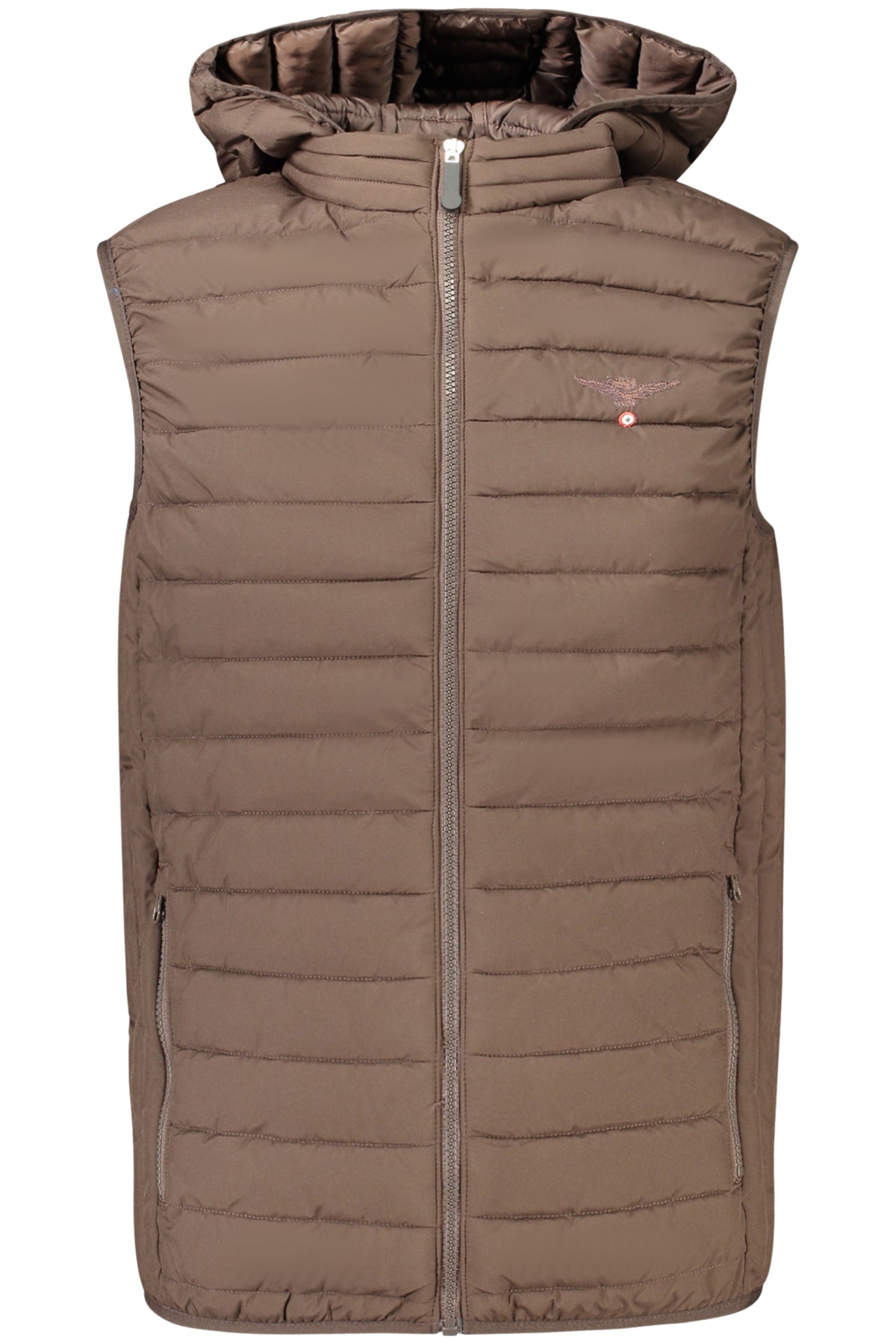 MILITARY ACADEMY MEN'S BROWN SLEEVELESS JACKET