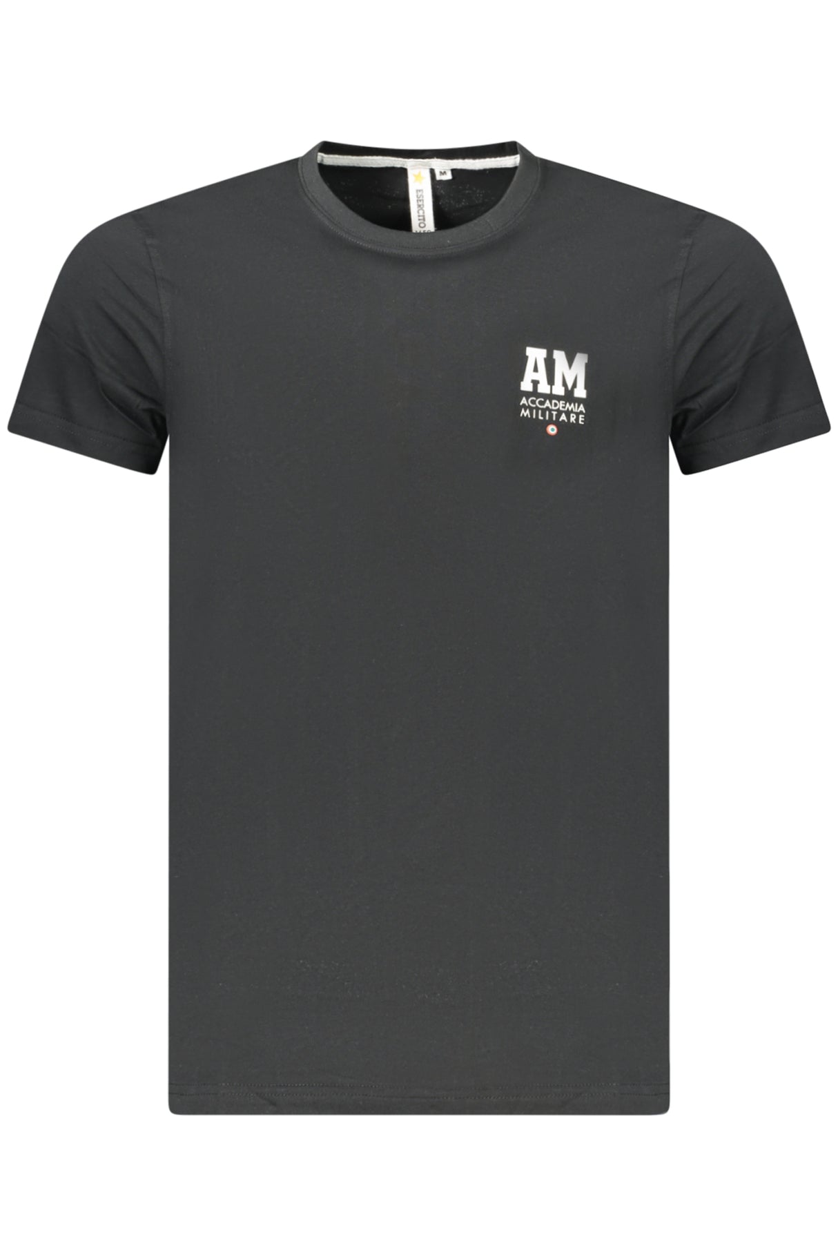 MILITARY ACADEMY MEN'S BLACK SHORT-SLEEVE T-SHIRT