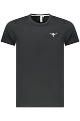 MILITARY ACADEMY MEN'S BLACK SHORT-SLEEVE T-SHIRT
