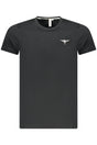 MILITARY ACADEMY MEN'S BLACK SHORT-SLEEVE T-SHIRT