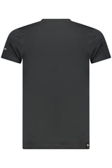 MILITARY ACADEMY MEN'S BLACK SHORT-SLEEVE T-SHIRT