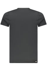 MILITARY ACADEMY MEN'S BLACK SHORT-SLEEVE T-SHIRT