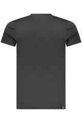 MILITARY ACADEMY MEN'S BLACK SHORT-SLEEVE T-SHIRT