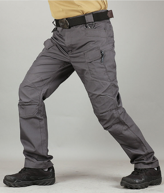 Men's Plus Size Waterproof Tactical Cargo Pants for Hiking