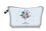 Mother's Day Floral Cosmetic Bag with Zipper Organizer