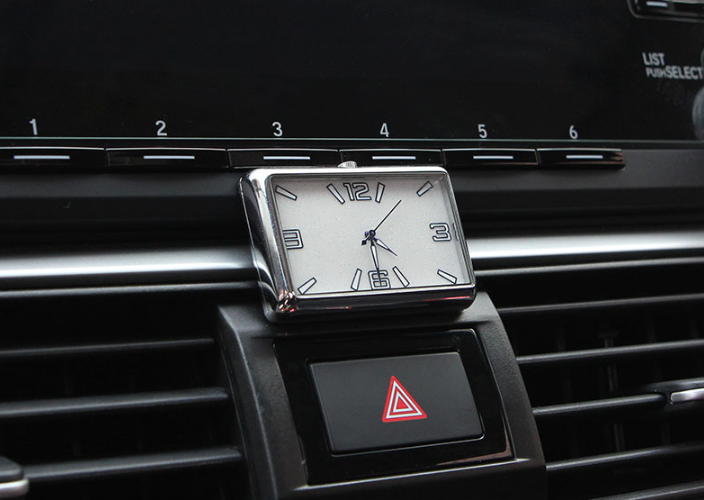 Creative Universal Car Dashboard Quartz Clock Decoration