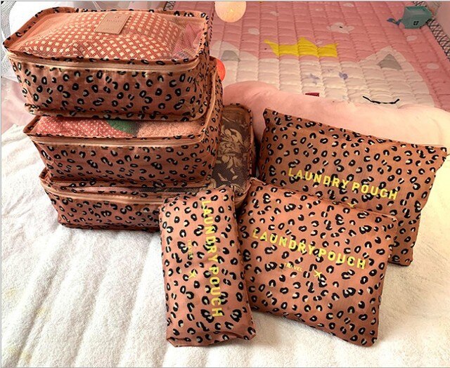 Fashionable Waterproof Travel Storage Cube Set of 6
