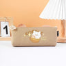 Canvas Zipper Pen Bag for Student Stationery Storage
