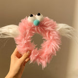 Cute Purple Plush Monster Headband Hair Accessory