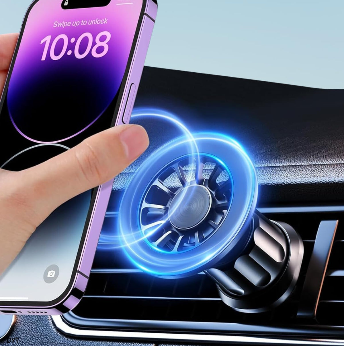 Phone Holders for Your Car Magsafe car Mount【20 Super Magnets】 Magnetic Phone Holder for Car【360° Rotation】 Hands Free Car Phone Holder Fit iPhone 15 14 13 12 Pro Max Plus Mini Samsung & All Phones