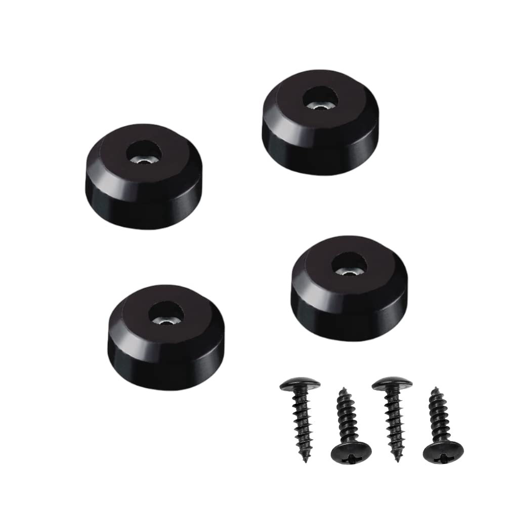 Sam&Johnny 4Pcs Speaker Isolation pad Rubber feet for Electronics Audio Turntable Speaker CD Guitar AV receivers Headphones Amp etc