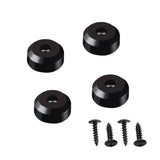 Sam&Johnny 4Pcs Speaker Isolation pad Rubber feet for Electronics Audio Turntable Speaker CD Guitar AV receivers Headphones Amp etc