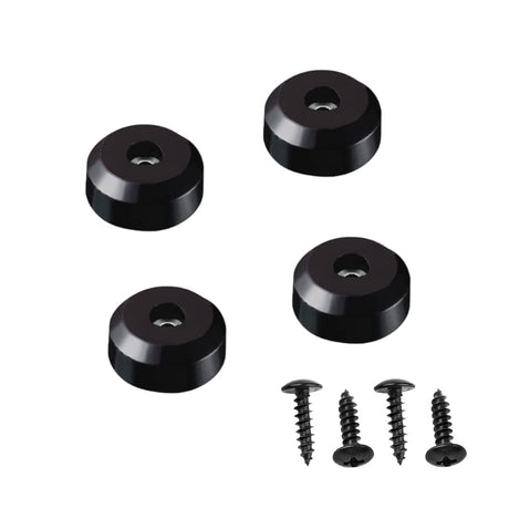 Sam&Johnny 4Pcs Speaker Isolation pad Rubber feet for Electronics Audio Turntable Speaker CD Guitar AV receivers Headphones Amp etc