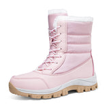Women's High-Top Cotton Boots for Hiking and Snow