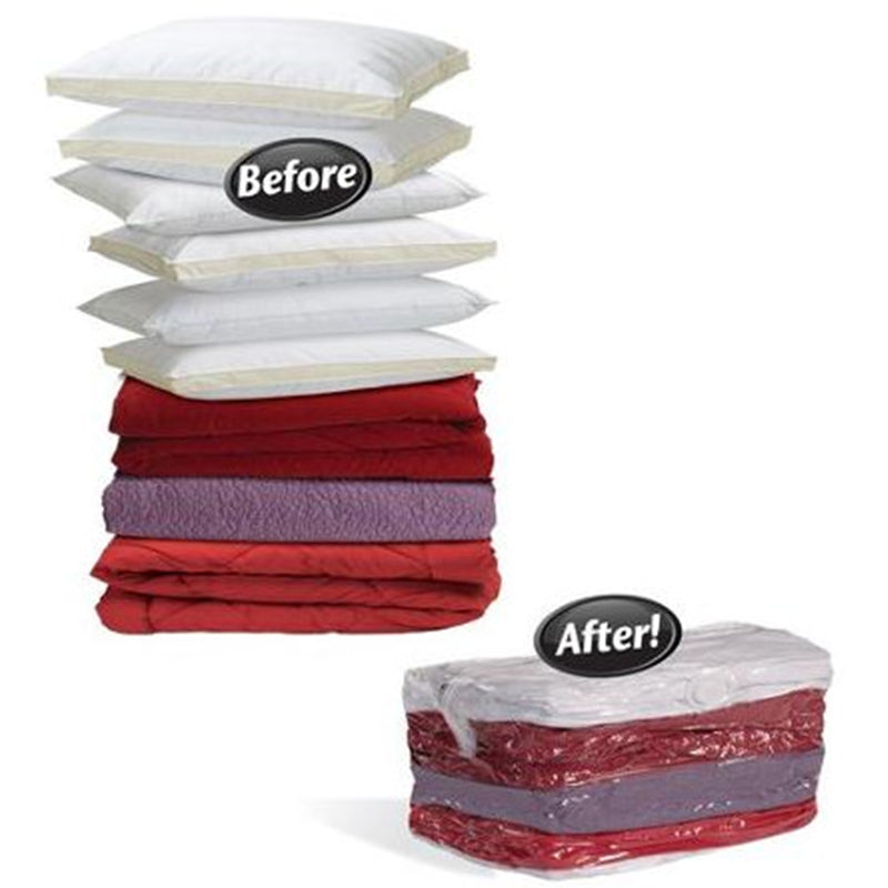 High Capacity Compressed Vacuum Storage Bags for Clothes