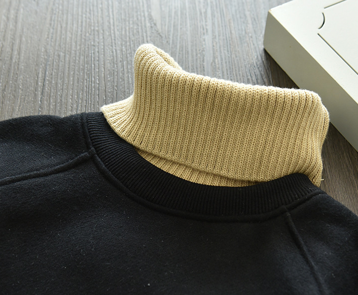 Thickened Fleece Hoodie for Girls Winter Top