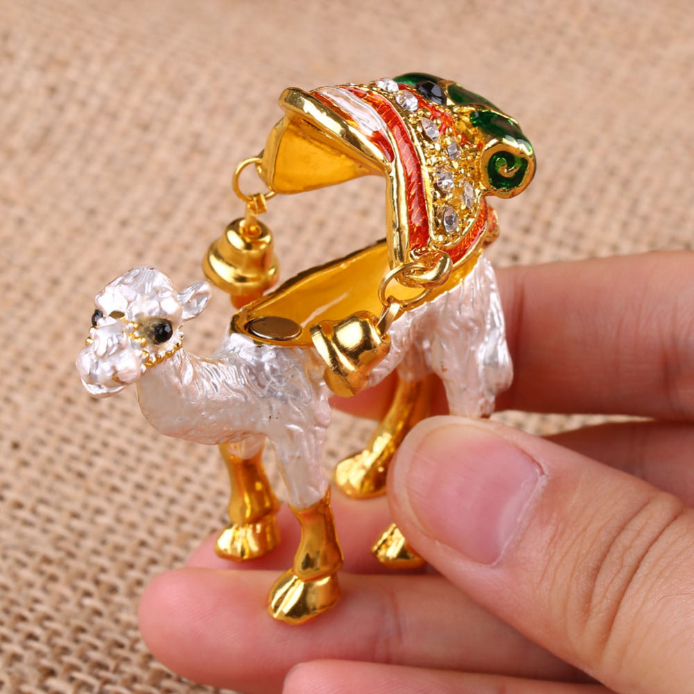 Camel Figurine Jewelry Box - Home Decor Gift