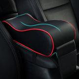 Memory Foam Car Armrest Pad - Universal Leather Design