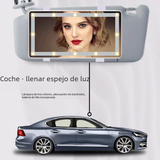 Car Makeup Mirror with LED Light for Sun Visor