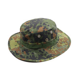 Camouflage Outdoor Round Brim Hat for Hiking