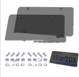 American Style License Plate Cover - Car License Frame, Solid Color Plastic