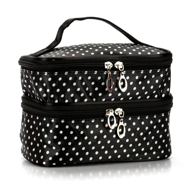 Women's Waterproof Double-layer Cosmetic Storage Bag