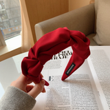 Wide Edge Cloth Hair Band for Women - Retro Style Accessory