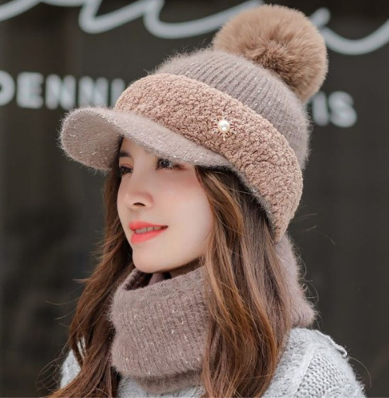 Korean Fashion Windproof Wool Outdoor Hat