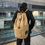 Outdoor Travel Canvas Backpack for Men and Women