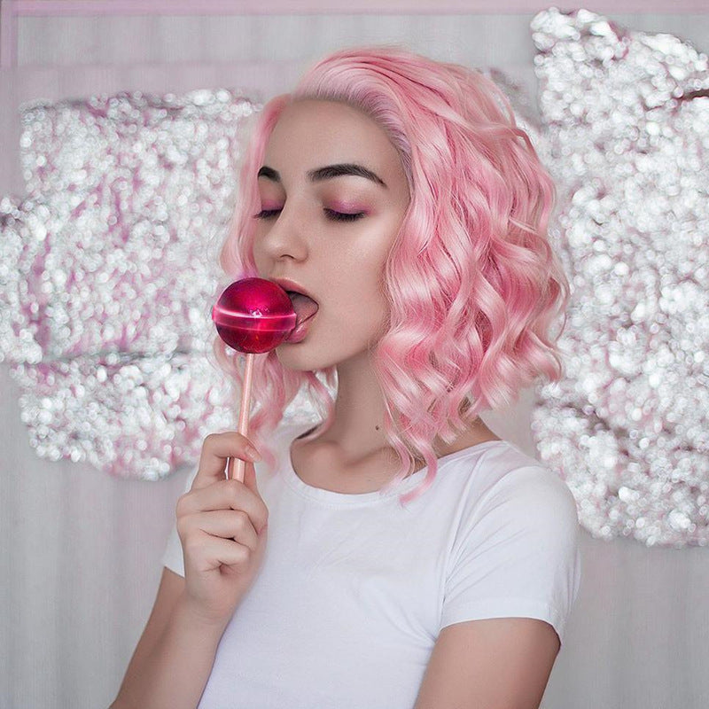 Curly Pink Hair Accessory for Stylish Looks