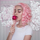 Curly Pink Hair Accessory for Stylish Looks