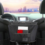 Large Capacity Car Seat Organizer Mesh Pouch Holder