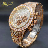 Luxury Gold Waterproof Stainless Steel Watch - Atlantic Shopping Mall