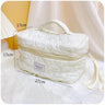 Solid Color Large Makeup Organizer Bag for Women