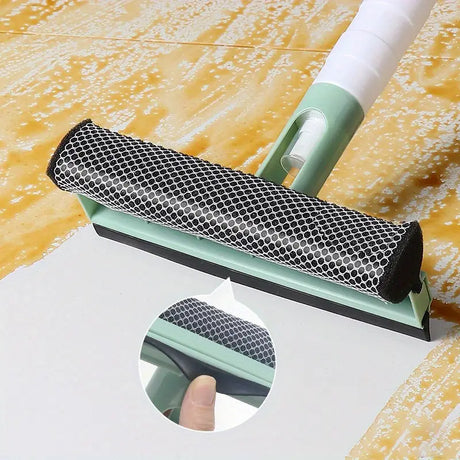 3-in-1 Glass Cleaner With Spray And Double-sided Wiper