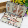 18-Piece Stainless Steel Nail Care Tool Set with Scissors