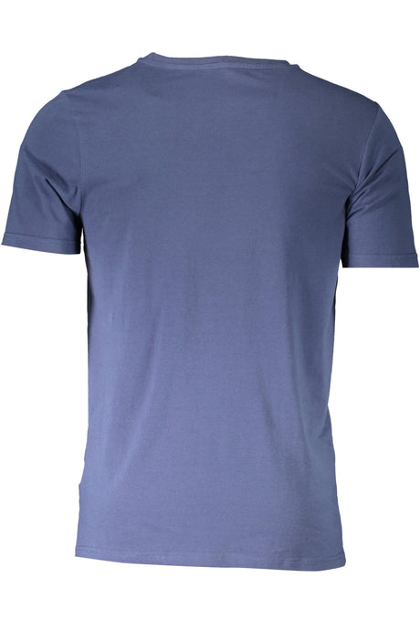 AERONAUTICA MILITARE MEN'S BLUE OUTDOOR T-SHIRT