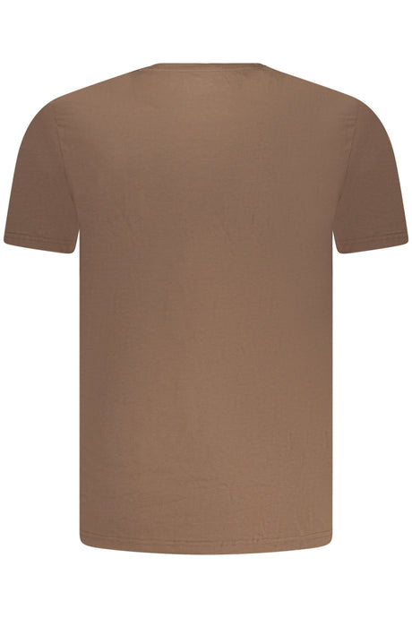 AERONAUTICA MILITARE MEN'S BROWN OUTERWEAR T-SHIRT