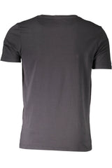 AERONAUTICA MILITARE BLACK MEN'S OUTERWEAR T-SHIRT
