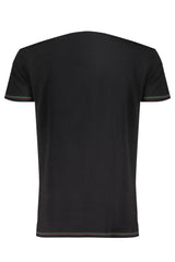 AERONAUTICA MILITARE BLACK MEN'S OUTDOOR T-SHIRT