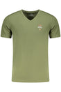 AERONAUTICA MILITARE MEN'S GREEN OUTDOOR T-SHIRT