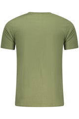 AERONAUTICA MILITARE MEN'S GREEN OUTDOOR T-SHIRT